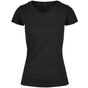 Build Your Brand Basic Ladies Basic Tee black