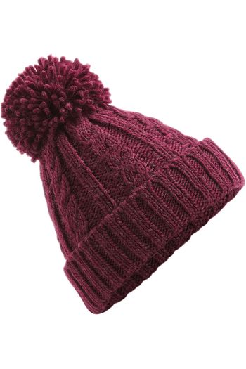 Image produit Bonnet en maille mélangée torsadée