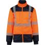 WK Designed To Work Parka de sécurité recyclée 4 en 1 unisexe hi_viz_orange/navy