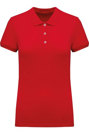 Image produit Polo piqué manches courtes femme