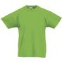 fruit of the loom Original T Kids lime