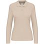 Kariban Polo manches longues femme light_sand