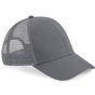 Beechfield Casquette filet en coton biologique gris graphite