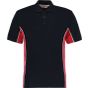 Kustom Kit Track Polo Shirt Navy / Red