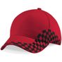 Beechfield Casquette Grand Prix rouge classique