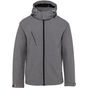 Kariban Veste softshell à capuche homme marl_grey