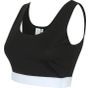 SF Clothing Women´s fashion crop top black/white