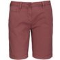 Kariban Bermuda aspect délavé femme washed_marsala
