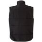 Velilla Gilet matelassé bicolore multipoches black/red