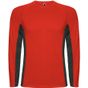 Roly Sport Shanghai L/S rouge/plomb_fonce