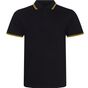 AWDis Just Polos Stretch tipped polo black/yellow