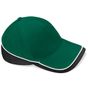 Beechfield Casquette de compétition Teamwear bottle_green/black/white