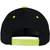 flexfit Classic Snapback 2-Tone Cap black/neon_yellow