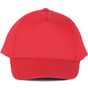 K-up Casquette coton - 5 panneaux red