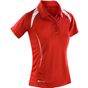 Spiro POLO FEMME red/white