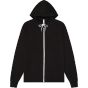 Bella Unisex sponge fleece full-zip hoodie black