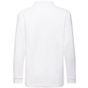 fruit of the loom Long Sleeve 65/35 Polo Kids blanc