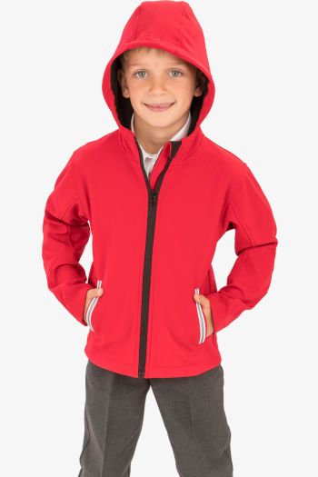 Image produit Recycled junior & youth TX Performance hooded softshell