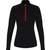 TriDri Performance zip 1/4 femme Tridri® black/red