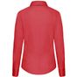 fruit of the loom Long Sleeve Poplin Shirt Lady-Fit rouge