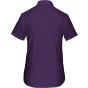 Kariban Chemise popeline polycoton manches courtes entretien facile femme purple