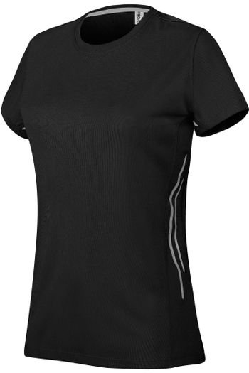 Image produit T-SHIRT BI-MATIERE SPORT MANCHES COURTES FEMME