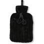 Ribbon Bouillotte et housse en fausse fourrure classique de luxe black