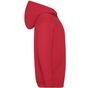 fruit of the loom Kids Classic Hooded Sweat Jacket rouge