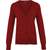 Premier Cardigan col V pour femme burgundy