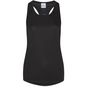 AWDis Just Cool Women's Cool Smooth Workout Vest - jet_black/black - L