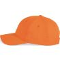 K-up Casquette en coton et polyester recyclés K-loop tracking - 6 panneaux orange