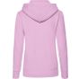 fruit of the loom Ladies classic hooded sweat light pink