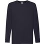 fruit of the loom Long Sleeve Valueweight T Kids bleu_fonce