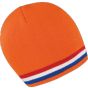 Result National Beanie orange/red/white/blue
