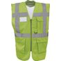 Yoko Gilet multifonction haute visibilité lime