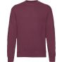 fruit of the loom Classic set-in sweat burgundy