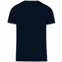 kariban T-shirt maille piquée col V homme navy/light_grey/white