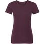 Russell-pure-organic Ladies' Pure Organic T burgundy