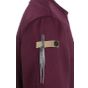 karlowsky Men's Long-Sleeve Chef Jacket Green Generation Sustainable GRS Aubergine