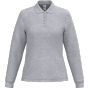 iDeal Basic Brand Polo piqué LSL femme 180 ideal_oxford_grey