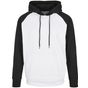 Build Your Brand Basic Basic Raglan Hoody white/black