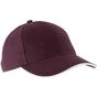 K-up Orlando - Casquette 6 panneaux burgundy/white
