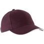 k-up Orlando - Casquette 6 panneaux burgundy/white