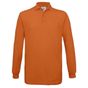 B&C Collection Safran Polo LS orange citrouille