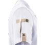 karlowsky Women's Short-Sleeve Chef Jacket Green Generation Sustainable GRS White