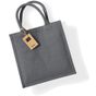 Westford Mill Sac cadeau en jute midi graphite_grey/graphite_grey