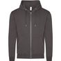 AWDis Just Hoods Organic Zoodie charcoal