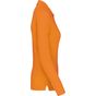 Kariban Polo manches longues femme orange