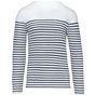 kariban marinière manches longues homme striped_white/navy