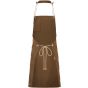 karlowsky Bib Apron New-Nature Cinnamon